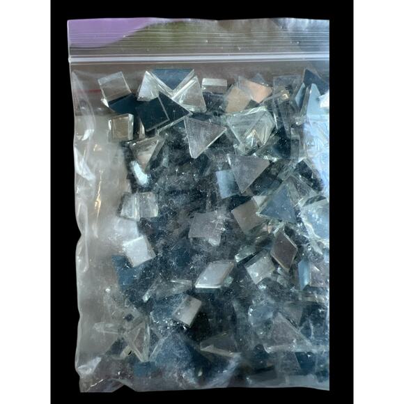 Amazon Mosaic Tiles Crafts 2 Sets Circle Base Triangle Diamond Square Tiles - Picture 2 of 3